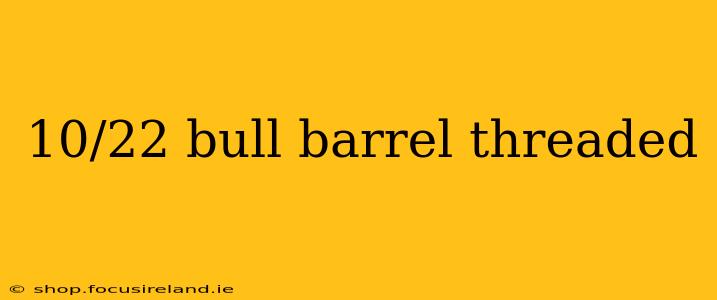 10/22 bull barrel threaded