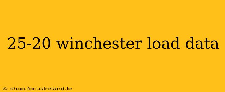 25-20 winchester load data