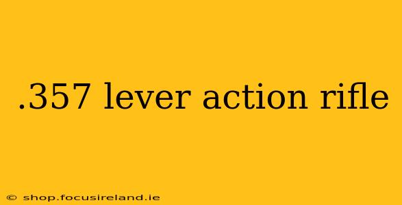 .357 lever action rifle