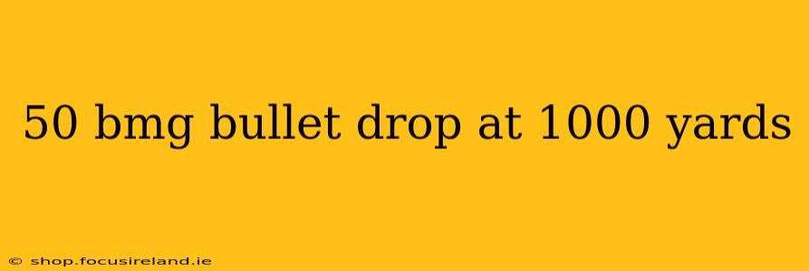 50 bmg bullet drop at 1000 yards