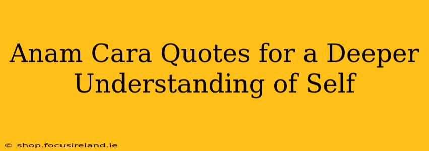 Anam Cara Quotes for a Deeper Understanding of Self