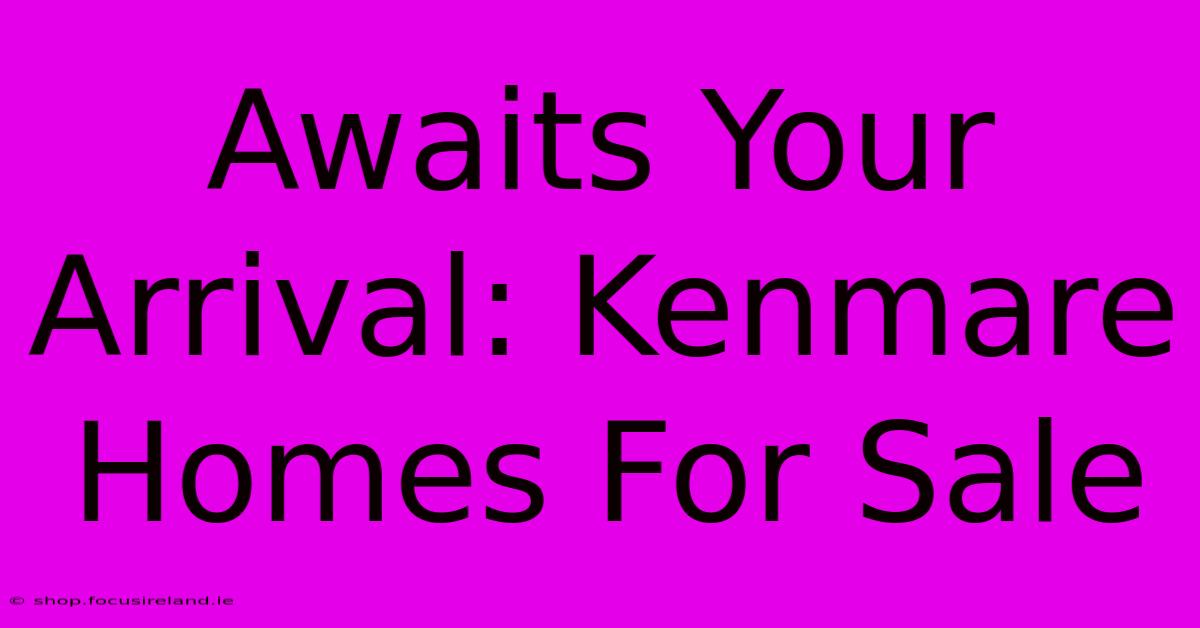 Awaits Your Arrival: Kenmare Homes For Sale