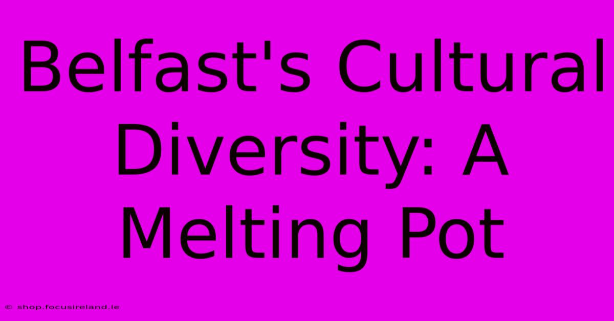 Belfast's Cultural Diversity: A Melting Pot