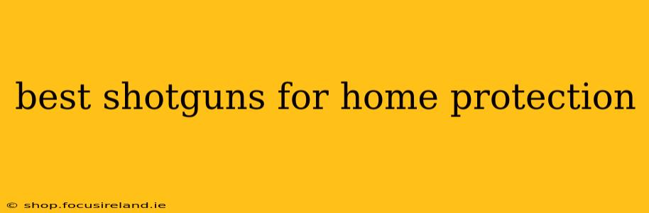 best shotguns for home protection