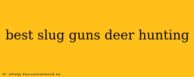 best slug guns deer hunting