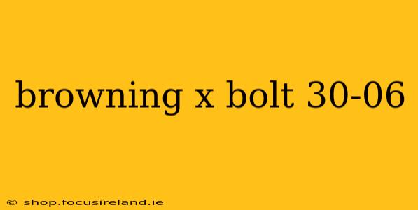 browning x bolt 30-06