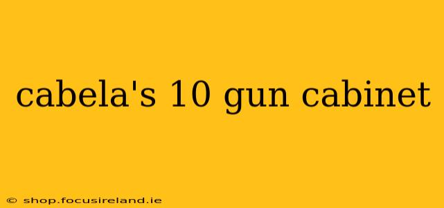cabela's 10 gun cabinet