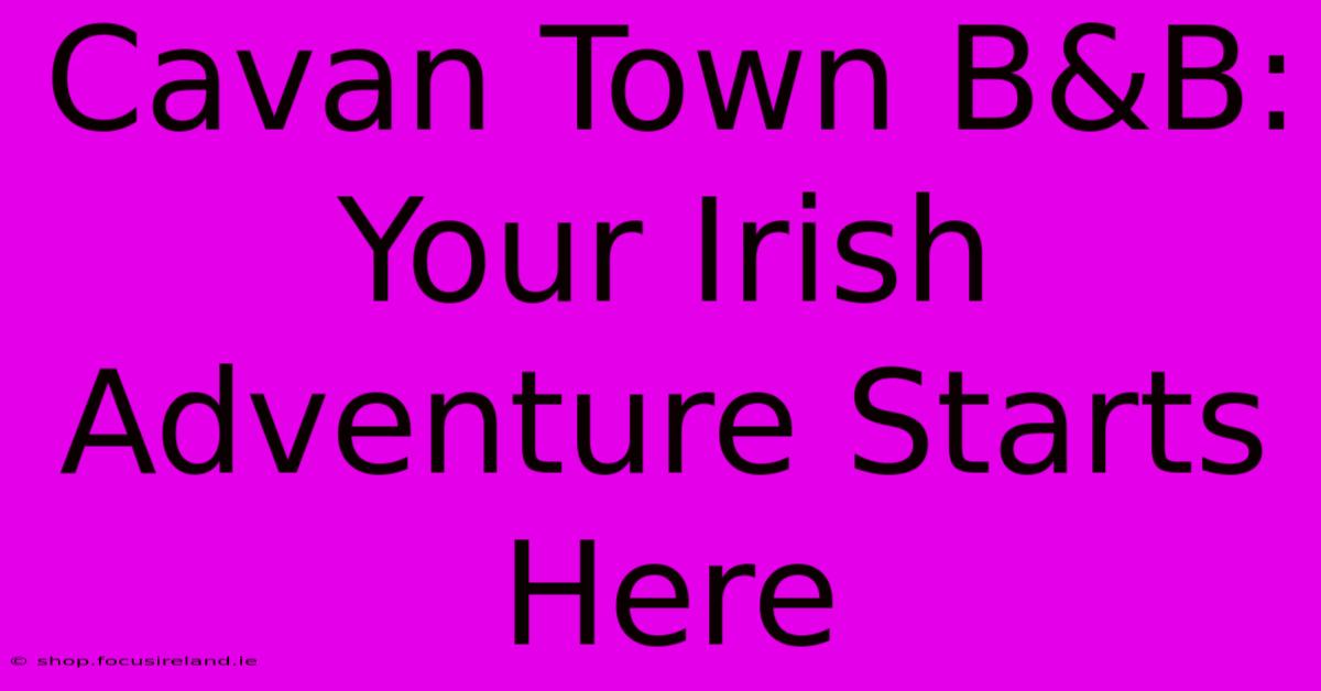 Cavan Town B&B: Your Irish Adventure Starts Here