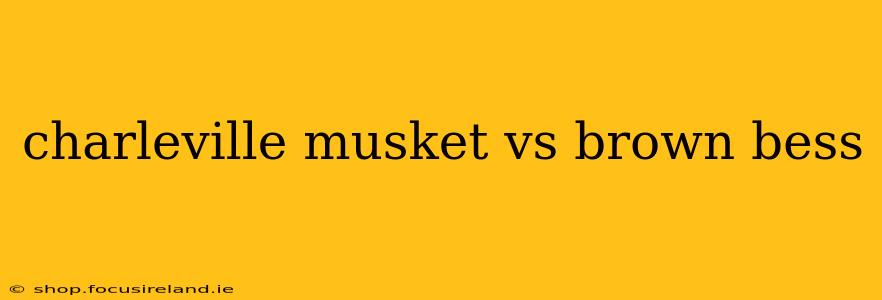 charleville musket vs brown bess
