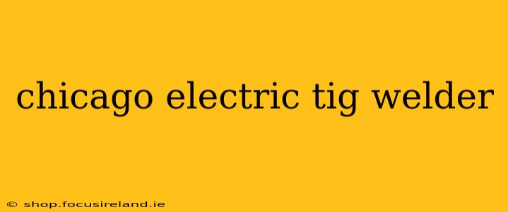 chicago electric tig welder