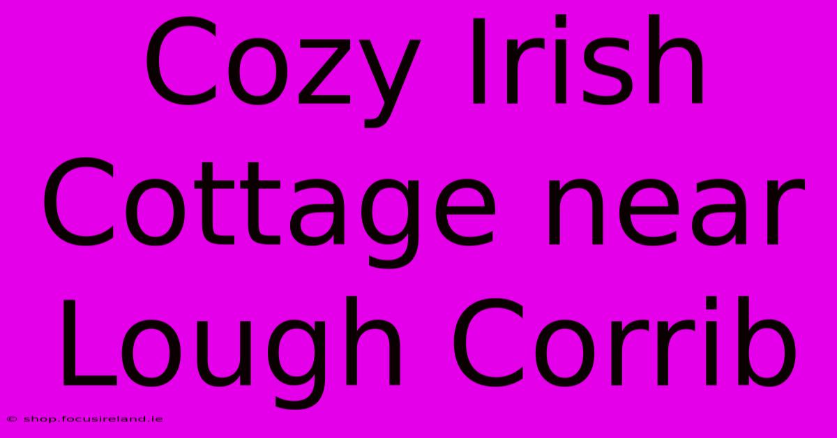 Cozy Irish Cottage Near Lough Corrib