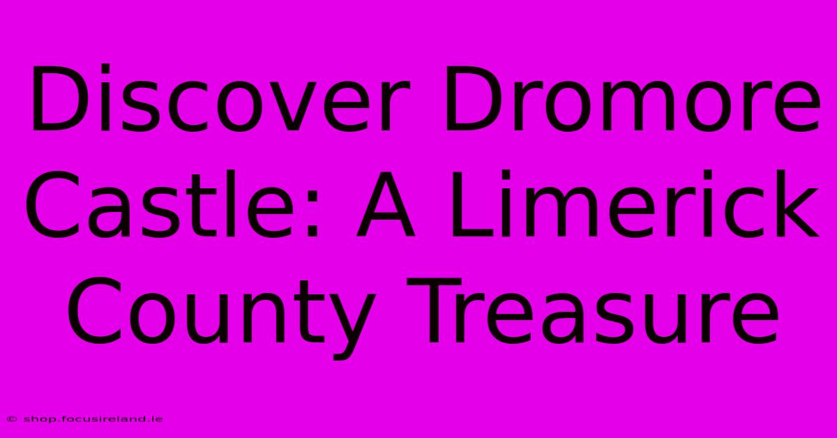 Discover Dromore Castle: A Limerick County Treasure