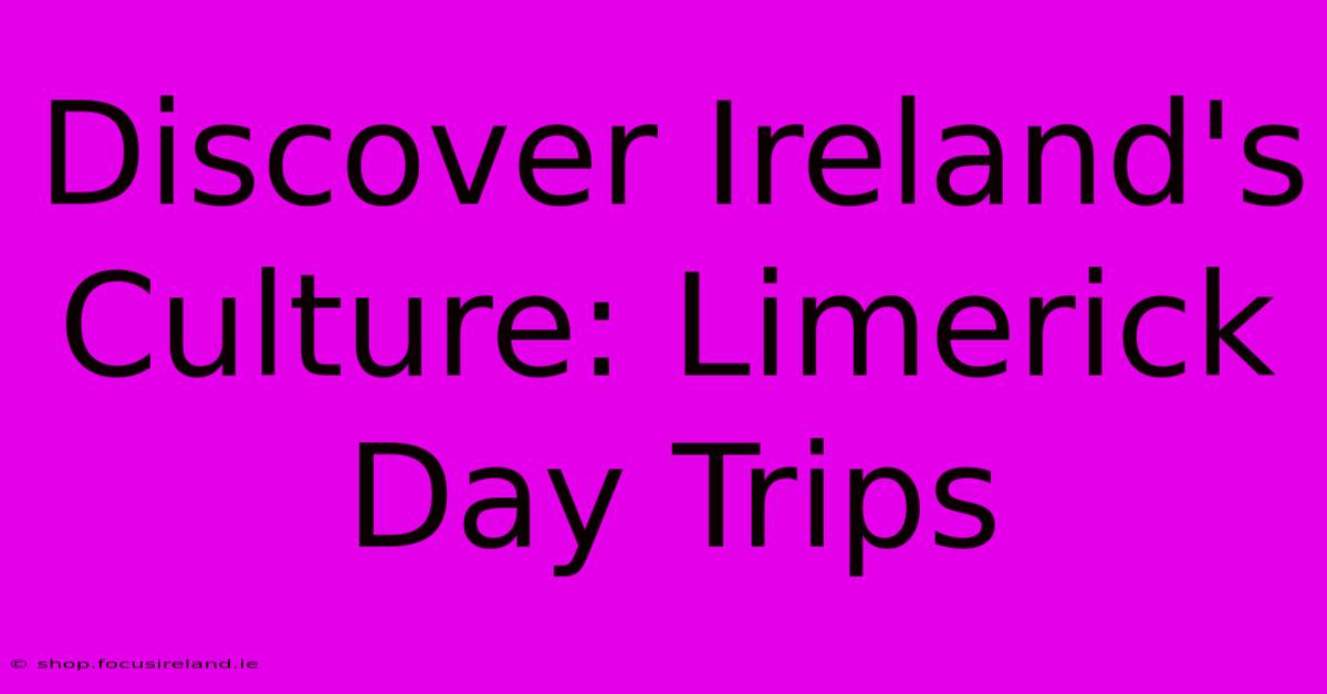 Discover Ireland's Culture: Limerick Day Trips