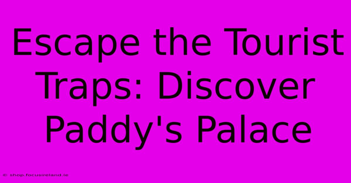 Escape The Tourist Traps: Discover Paddy's Palace