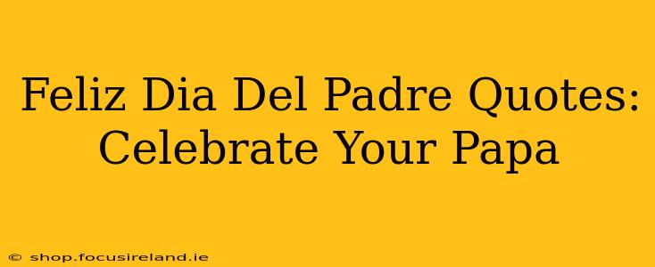 Feliz Dia Del Padre Quotes: Celebrate Your Papa