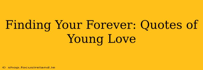 Finding Your Forever: Quotes of Young Love