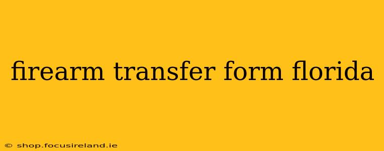 firearm transfer form florida