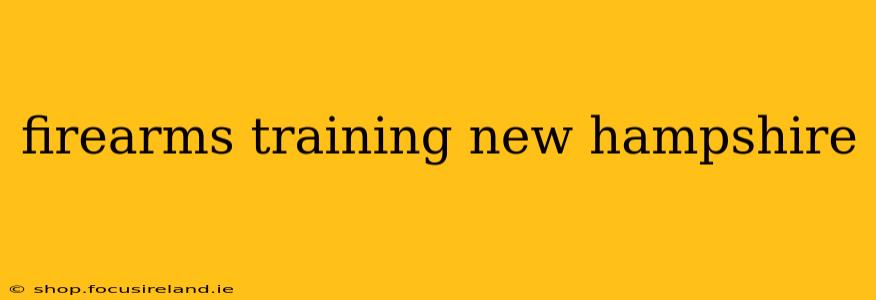 firearms training new hampshire