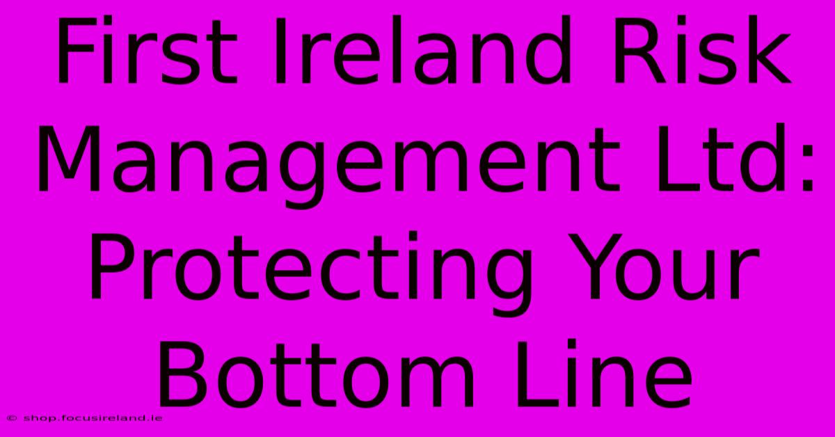 First Ireland Risk Management Ltd:  Protecting Your Bottom Line