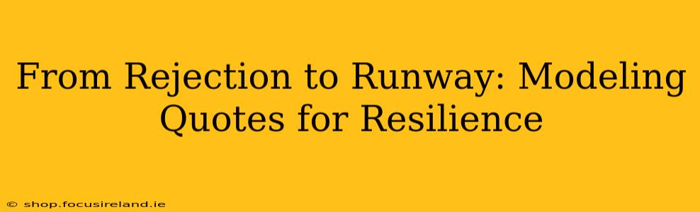 From Rejection to Runway: Modeling Quotes for Resilience
