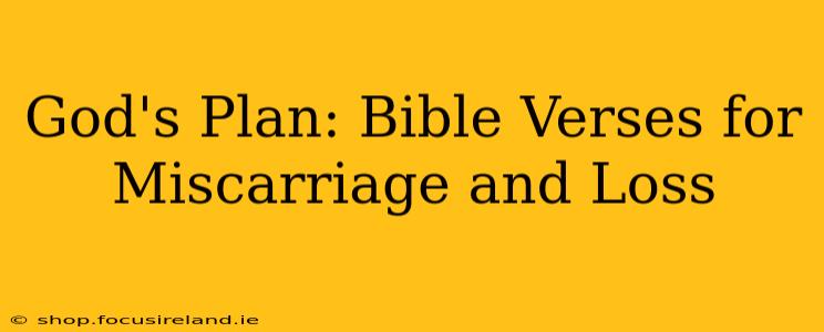 God's Plan: Bible Verses for Miscarriage and Loss