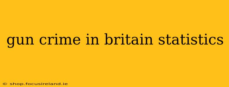 gun crime in britain statistics