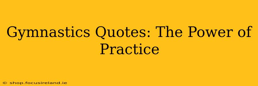 Gymnastics Quotes: The Power of Practice