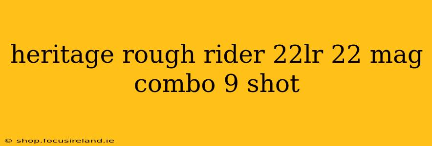 heritage rough rider 22lr 22 mag combo 9 shot