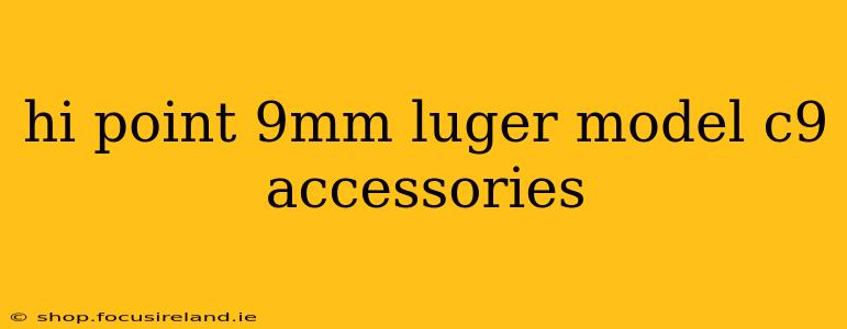 hi point 9mm luger model c9 accessories