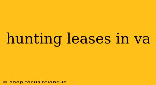 hunting leases in va