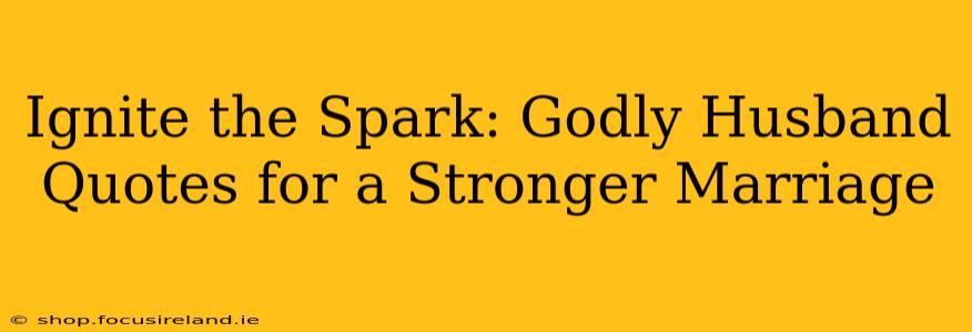 Ignite the Spark: Godly Husband Quotes for a Stronger Marriage