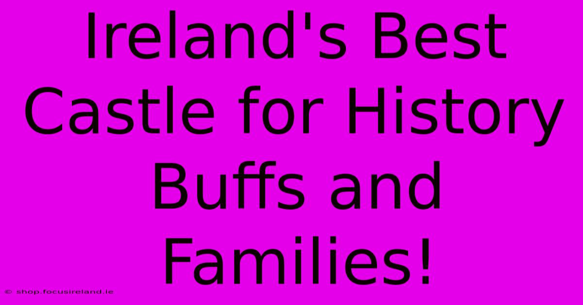 Ireland's Best Castle For History Buffs And Families!