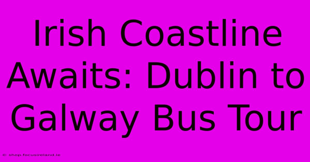 Irish Coastline Awaits: Dublin To Galway Bus Tour