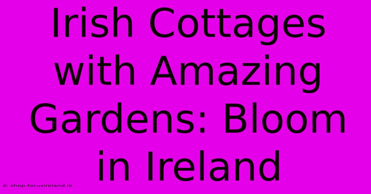 Irish Cottages With Amazing Gardens: Bloom In Ireland