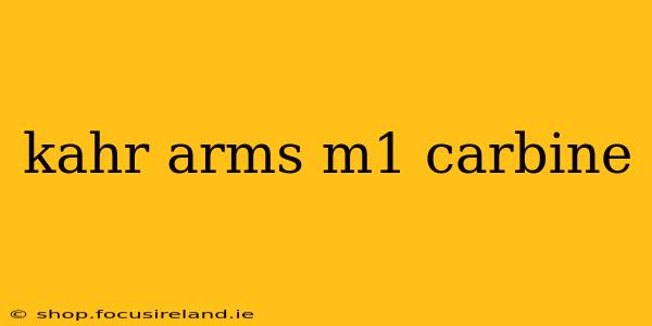 kahr arms m1 carbine