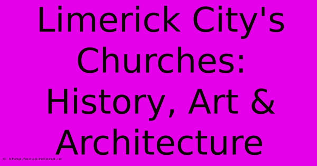 Limerick City's Churches: History, Art & Architecture