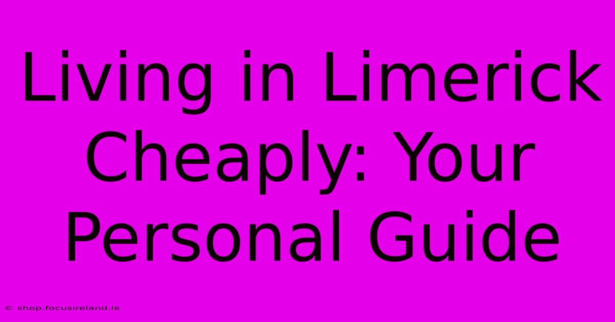 Living In Limerick Cheaply: Your Personal Guide