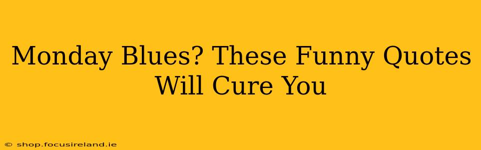 Monday Blues? These Funny Quotes Will Cure You