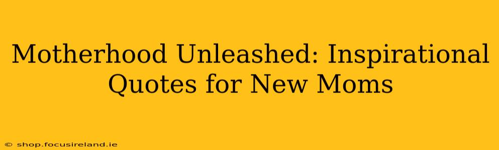 Motherhood Unleashed: Inspirational Quotes for New Moms