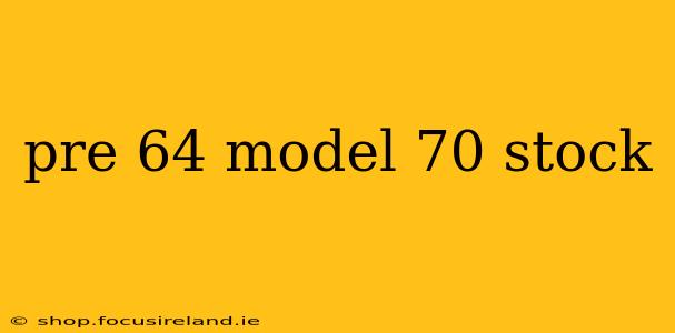 pre 64 model 70 stock