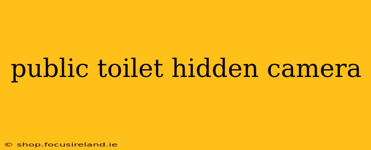 public toilet hidden camera