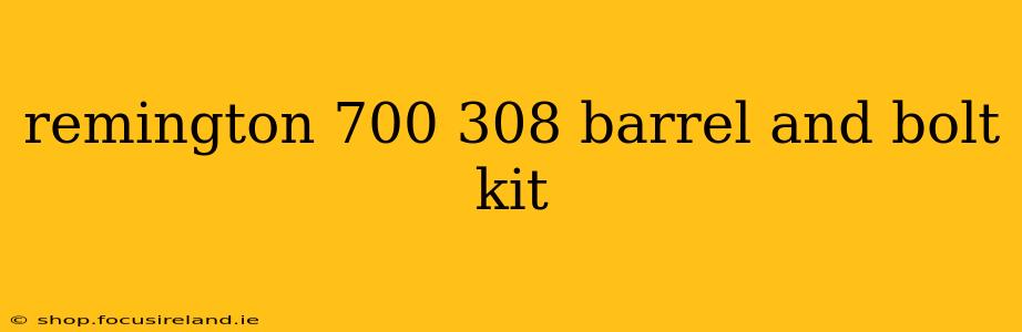 remington 700 308 barrel and bolt kit