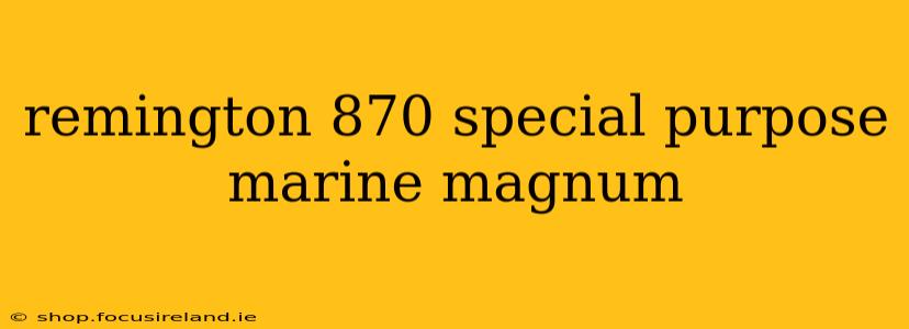 remington 870 special purpose marine magnum