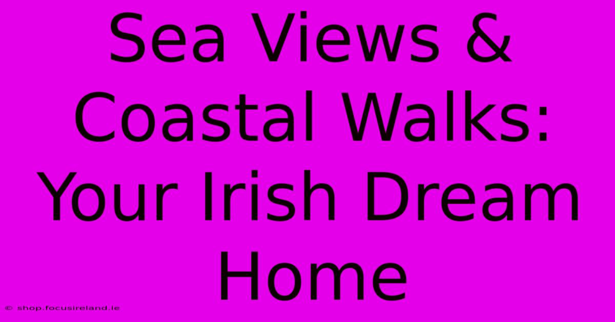 Sea Views & Coastal Walks: Your Irish Dream Home