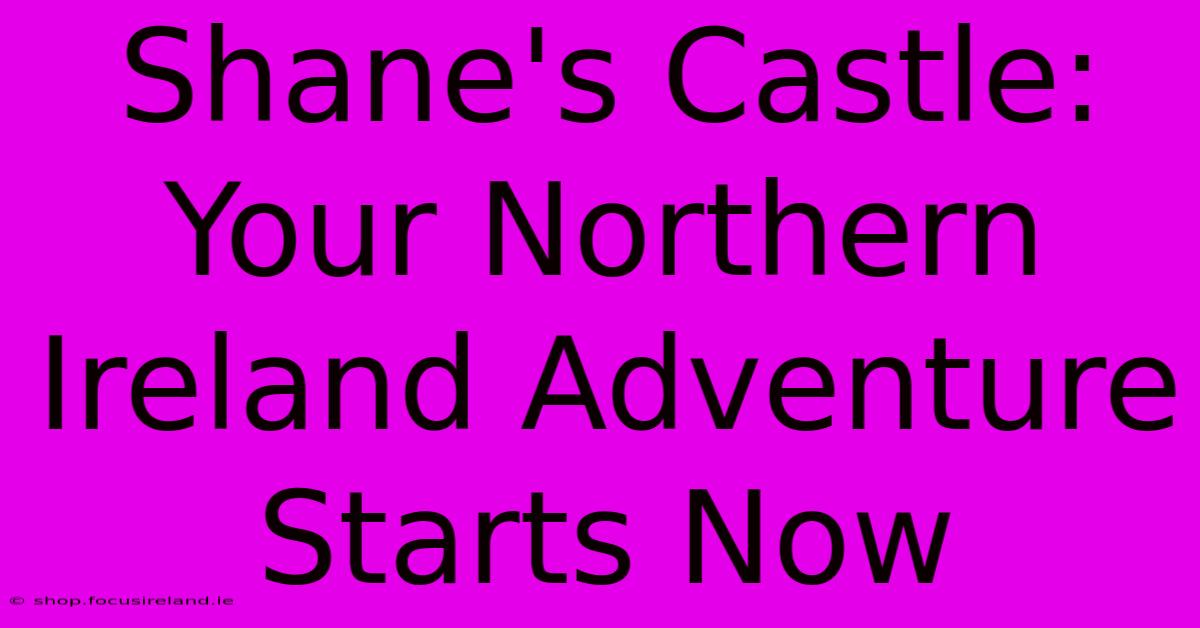 Shane's Castle:  Your Northern Ireland Adventure Starts Now