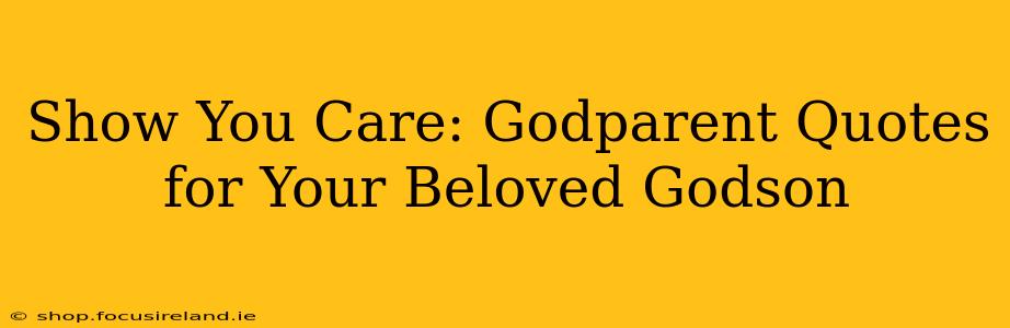 Show You Care: Godparent Quotes for Your Beloved Godson