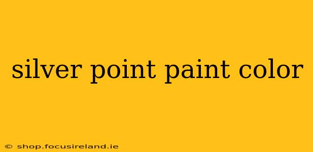 silver point paint color