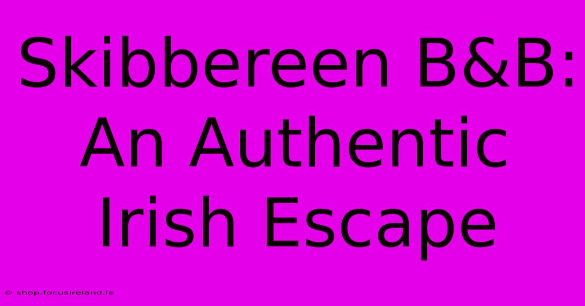 Skibbereen B&B: An Authentic Irish Escape