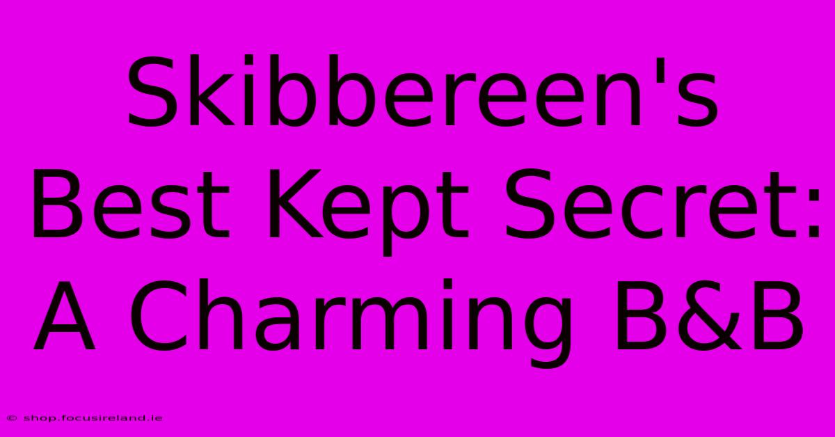 Skibbereen's Best Kept Secret: A Charming B&B