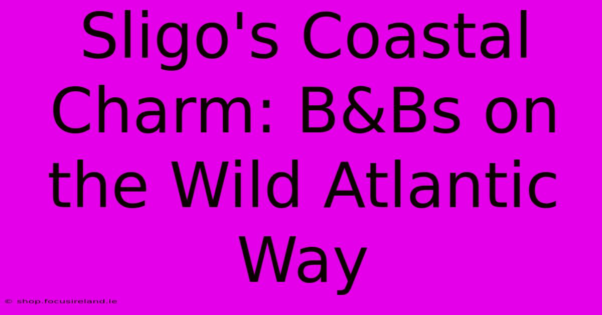 Sligo's Coastal Charm: B&Bs On The Wild Atlantic Way